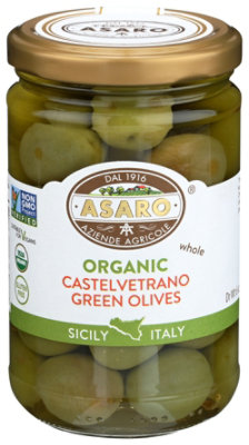 OlivRO専用 Asaro Farm Organic Castelvel Green Olives - 6 Oz - safeway