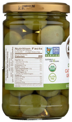 Asaro Farm Organic Castelvel Green Olives - 6 Oz - Image 6