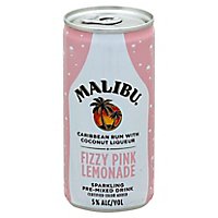 Malibu Pink Lemonade Cocktail Can - 4-6.8 FZ - Image 1
