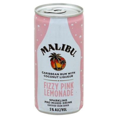 Malibu Pink Lemonade Cocktail Can - 4-6.8 FZ - jewelosco