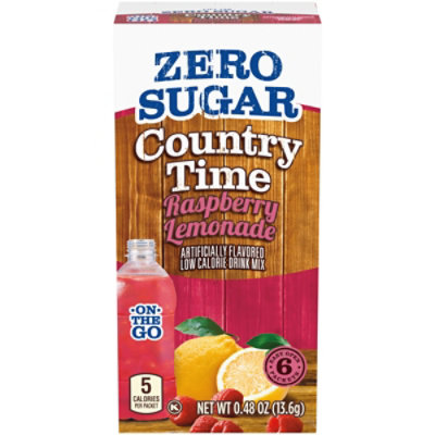 Country Time On The Go Powdered Soft Drink Raspberry Lemonade - .48 OZ - Image 1