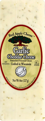 Red Apple Cheese Garlic Cheddar - 8 OZ - Image 2