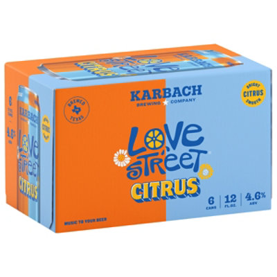 Karbach Love Street Light Citrus Setlzer In Can - 6-12 Fl. Oz. - Image 1