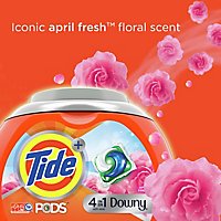 Tide Pods Liq Laundry Det April Fresh - 85 CT - Image 4