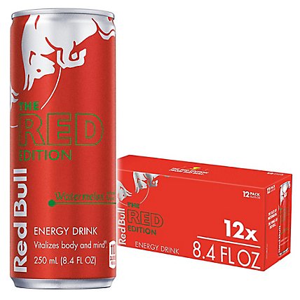 Red Bull Watermelon Energy Drink - 12-8.4 Fl. Oz. - Image 1