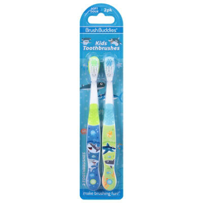 Brush Buddies Sharks Toothbrush - EA