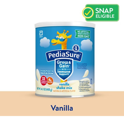 Pediasure Grow & Gain Vanilla Shake Mix - 14.1 OZ