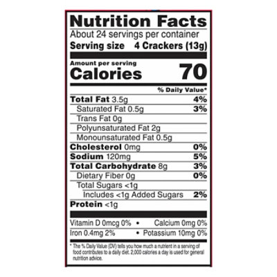 Town House Original Crackers - 11 Oz - Image 3