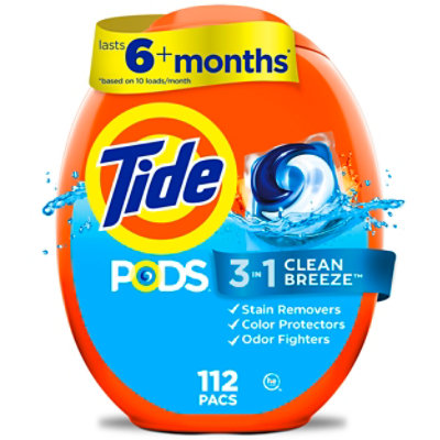 Tide Lq Pods Fresh Coral Blast Tub - 112 CT - Image 1