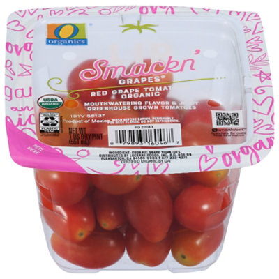 O Organics Lip Smackn Red Grape Tomatoes - 1 PT - Image 3