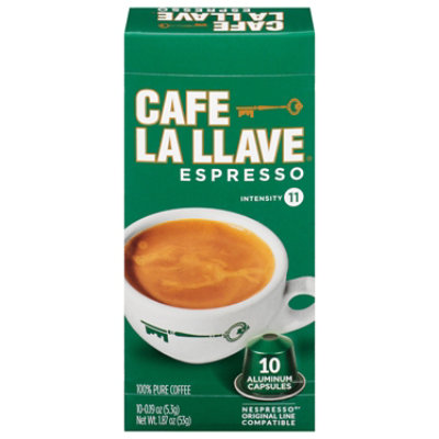 Cafe La Llave Esp  Aluminum Cap  - 10 Count - Image 3