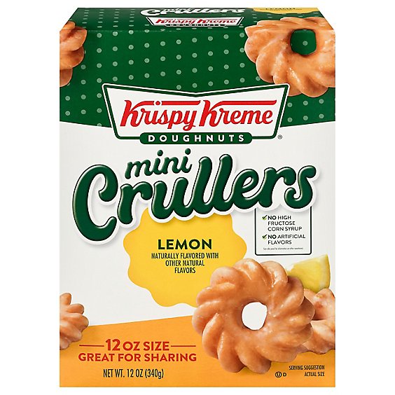 Krispy Kreme Lemon Mini Crullers - 12 OZ