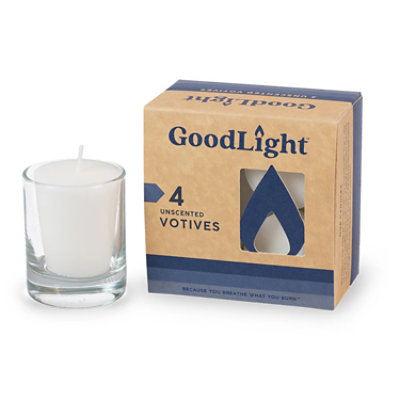 Unscented 15-hour Votive 4-pack - 4 CT - Image 1