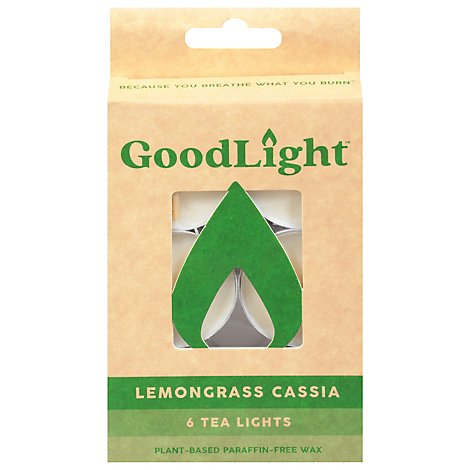 Scented Tea Light Lemongrass Cassia - 6 CT