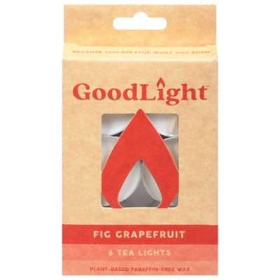 Scented Tea Light 6 Pack Fig Grapefruit - 6 CT - Image 3