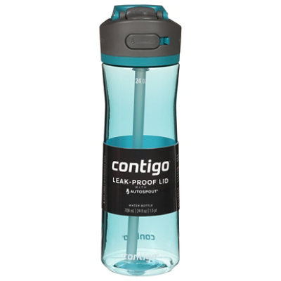 Contigo Water Bottle, Leak-Proof Lid with Autospout, Dragon Fruit, 24 Fluid Ounce