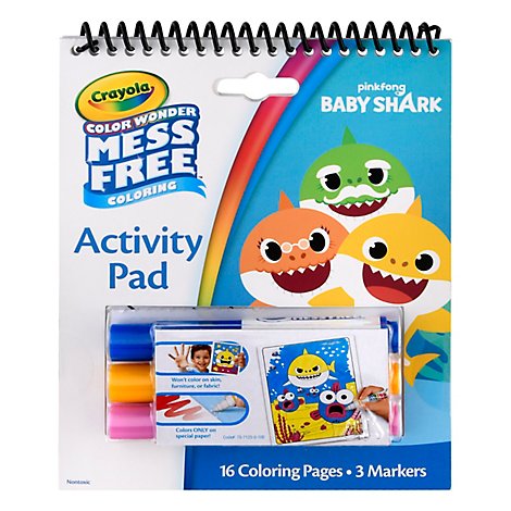 Crayola Baby Shark Activity Pad - Each