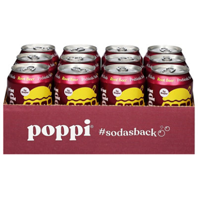 Poppi Soda Prebiotic Rootbeer - 12 FZ - Image 1