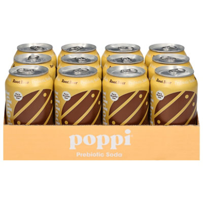 Poppi Soda Prebiotic Rootbeer - 12 FZ - Image 1