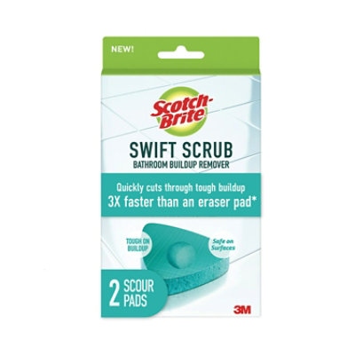 Scotch Brite Swift Scrub Bathroom Buildup Remover - 2 CT