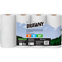 Brawny Tear-A-Square Paper Towel  - 4 Rolls - Image 4