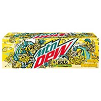 Mtn Dew Baja Gold Dew With A Blast Of Natural And Artificial Pineapple Flavor - 12-12 FZ - Image 3