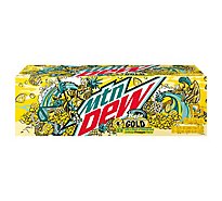 Mtn Dew Baja Gold Dew With A Blast Of Natural And Artificial Pineapple Flavor - 12-12 FZ