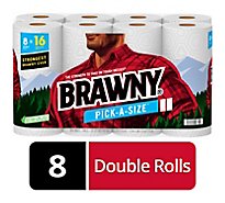 Brawny Pick-A-Size Paper Towel - 8 Rolls