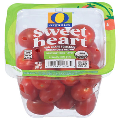 O Organics Tomatoes Sweet Heart Red Grape - 10 OZ - Image 2