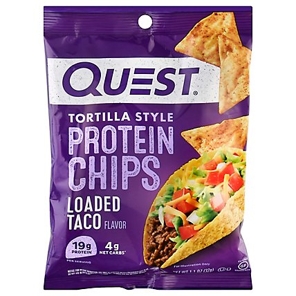 Quest Loaded Taco Chips - 1.1 Oz - Image 3