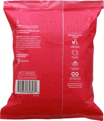Burt's Bees Watermelon Facial Towelettes - 30 Count - Image 5