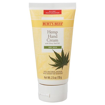 Burts Bees Hemp Hand Cream - 2.5 OZ - Image 3