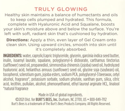 Burts Bees Trly Glowing Gel Cream - 1.8 OZ - Image 5