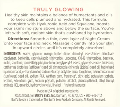Burts Bees Tg Night Cream - 1.8 OZ - Image 5