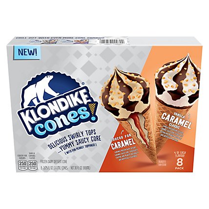 Klondike Caramel Vanilla Cones - 8-3.75 Fl. Oz. - Image 3