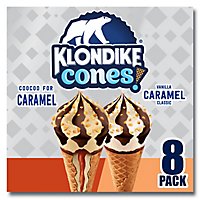 Klondike Caramel Vanilla Cones - 8-3.75 Fl. Oz. - Image 1