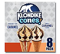 Klondike Caramel Vanilla Cones - 8-3.75 Fl. Oz.