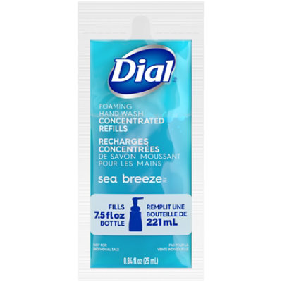 Dial Seabreeze Foaming Hand Wash Concentrated Refill 10/2pk 84flozus - 1.68 FZ