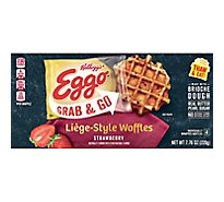 Eggo Liege Strawberry Waffles - 7.76 Oz