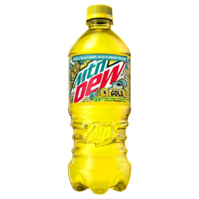 Mtn Dew Soda Baja Gold Pineapple - 20 FZ - Image 1