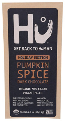 Hu Pumpkin Spice Dark Chocolate - 2.1 Oz - Image 1