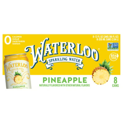 Waterloo Pineapple Sparkling Water - 8-12 Fl. Oz.