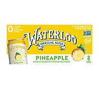Waterloo Pineapple Sparkling Water 8pk/12oz - 8-12 FZ