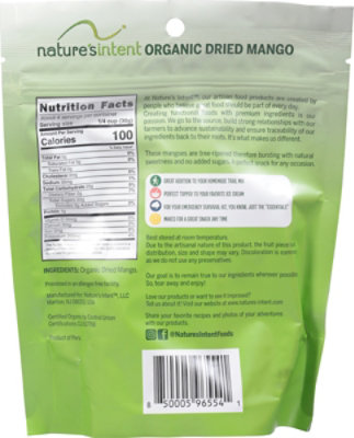 Natures Intent Mango Dried Organic No Sugar - 3.5 OZ - Image 6