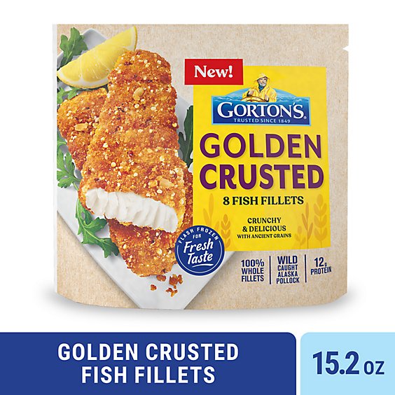 Gorton's Golden Crusted Fish Fillet - 8 Count