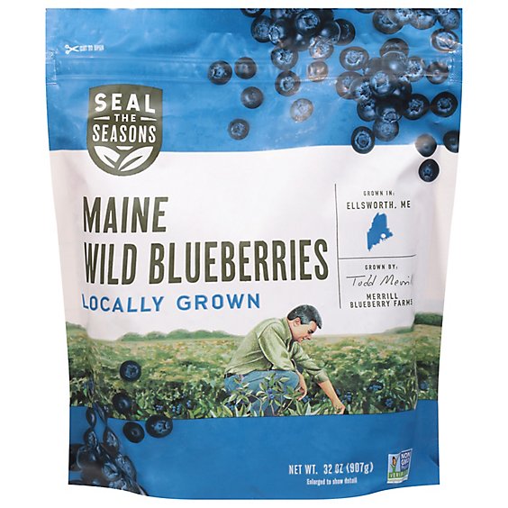 32 Oz Maine Wild Blueberries - 32 OZ