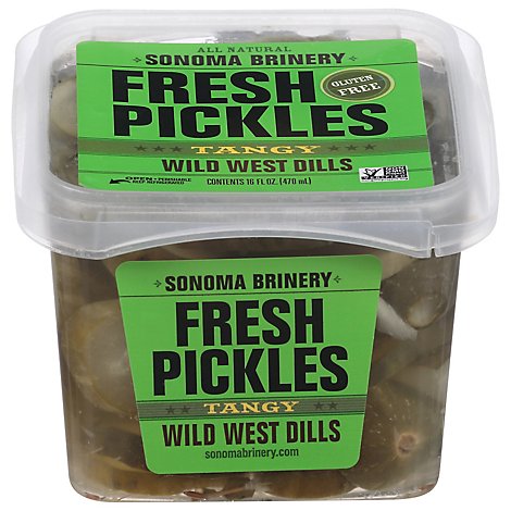 Sonoma Brinery Wild West Dill Pickles - 16 Oz