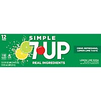 7-UP Lemon Lime Soda Cans - 12-12 Fl. Oz. - Image 2