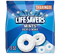 LIFE SAVERS Pep-O-Mint Breath Mints Hard Candy Sharing Size - 13 Oz