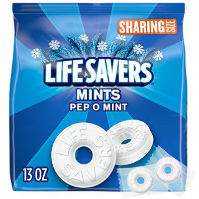 Life Savers Sharing Size Wint-O-Green Breath Mints Hard